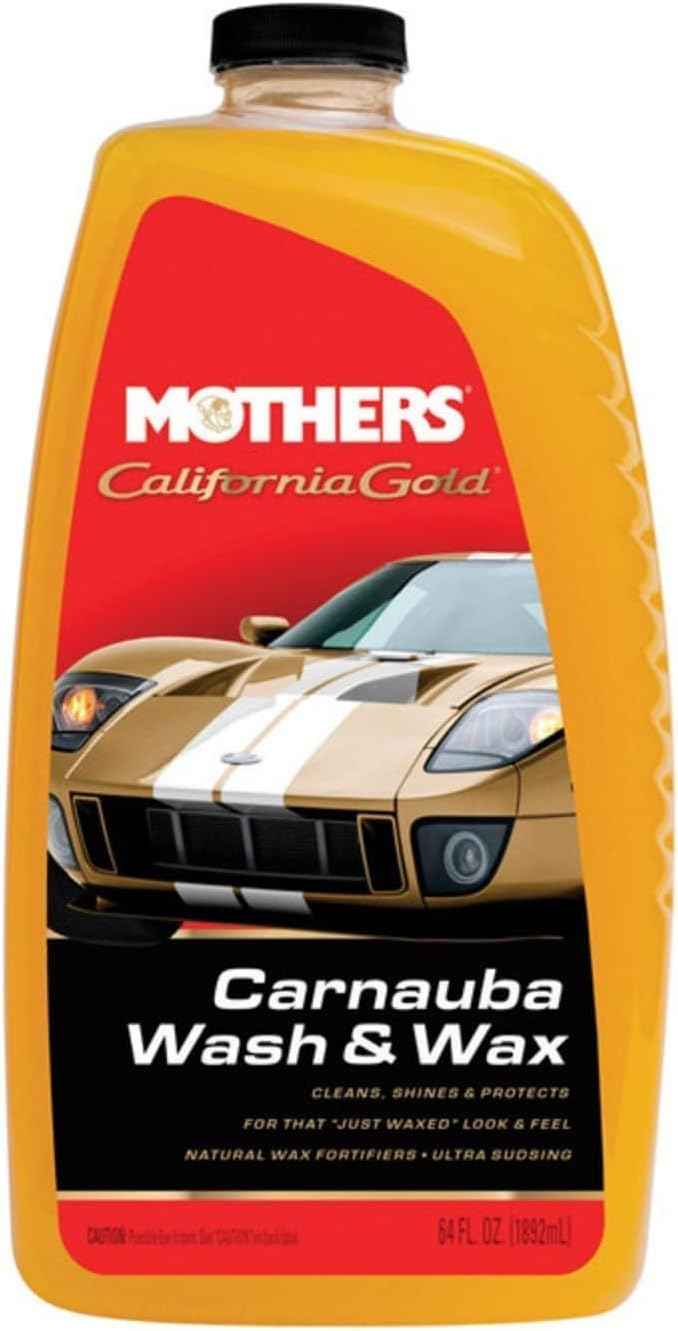 Mothers 05674 California Gold Carnauba Wash & Wax- Pack of 2 - Static Auto Care