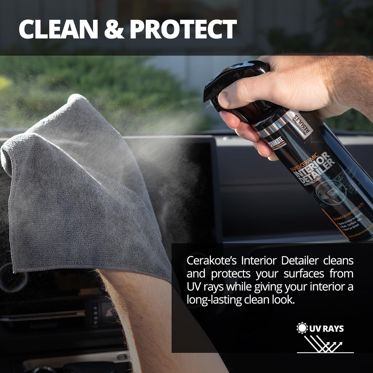 Rapid Ceramic Interior Detailer and Multi-Surface Protectant - Static Auto Care