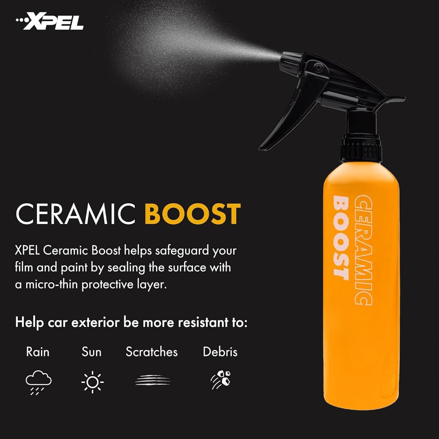 XPEL Ceramic Boost Silicon Dioxide Coating Trigger Spray - Static Auto Care