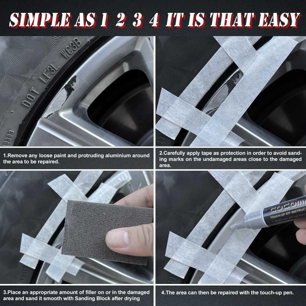Cocomfix Curb Rim Surface & Wheel Repair Kit - Static Auto Care