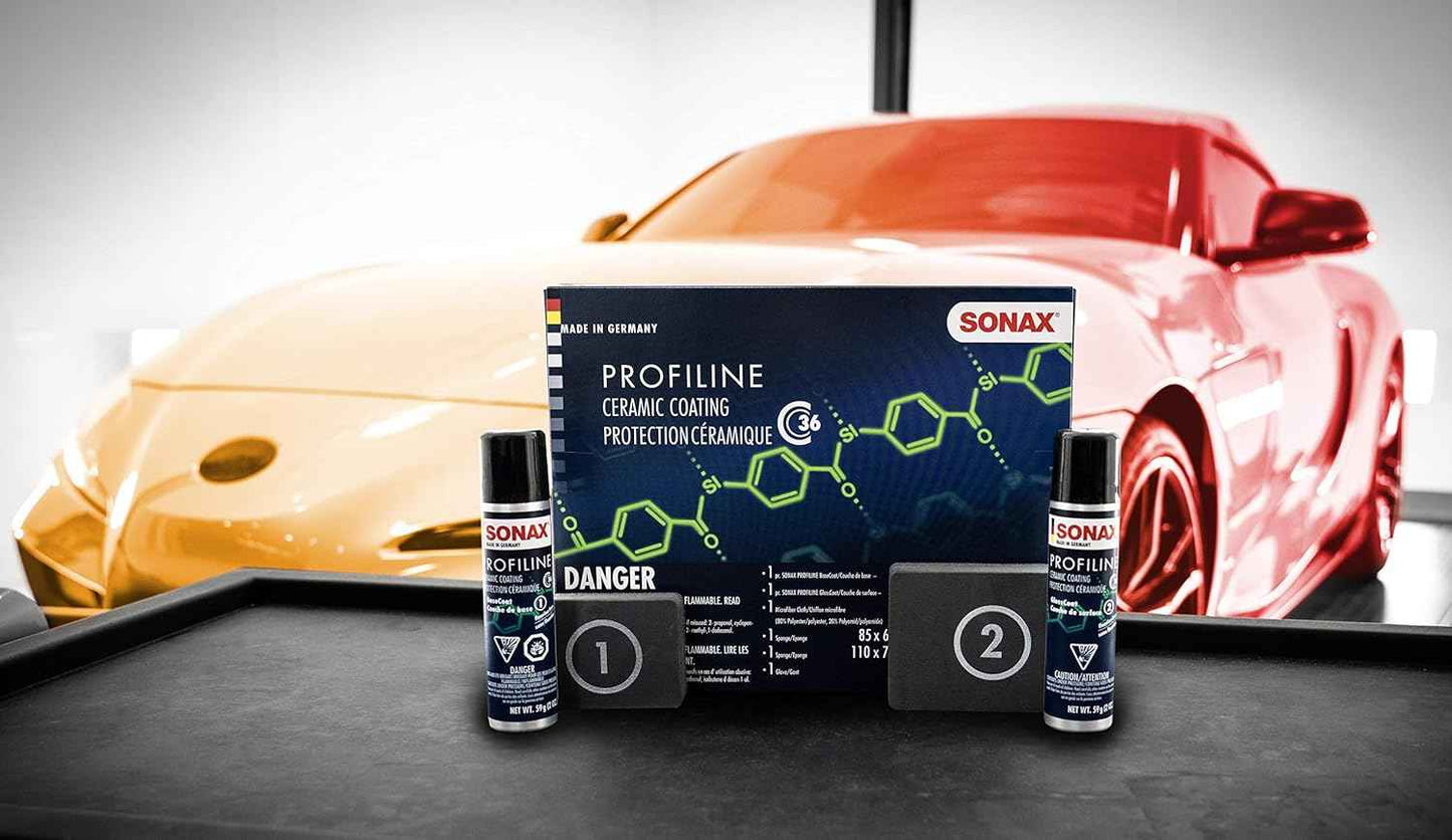 Sonax CC36 Ceramic 2-Stage Coating Kit - Static Auto Care