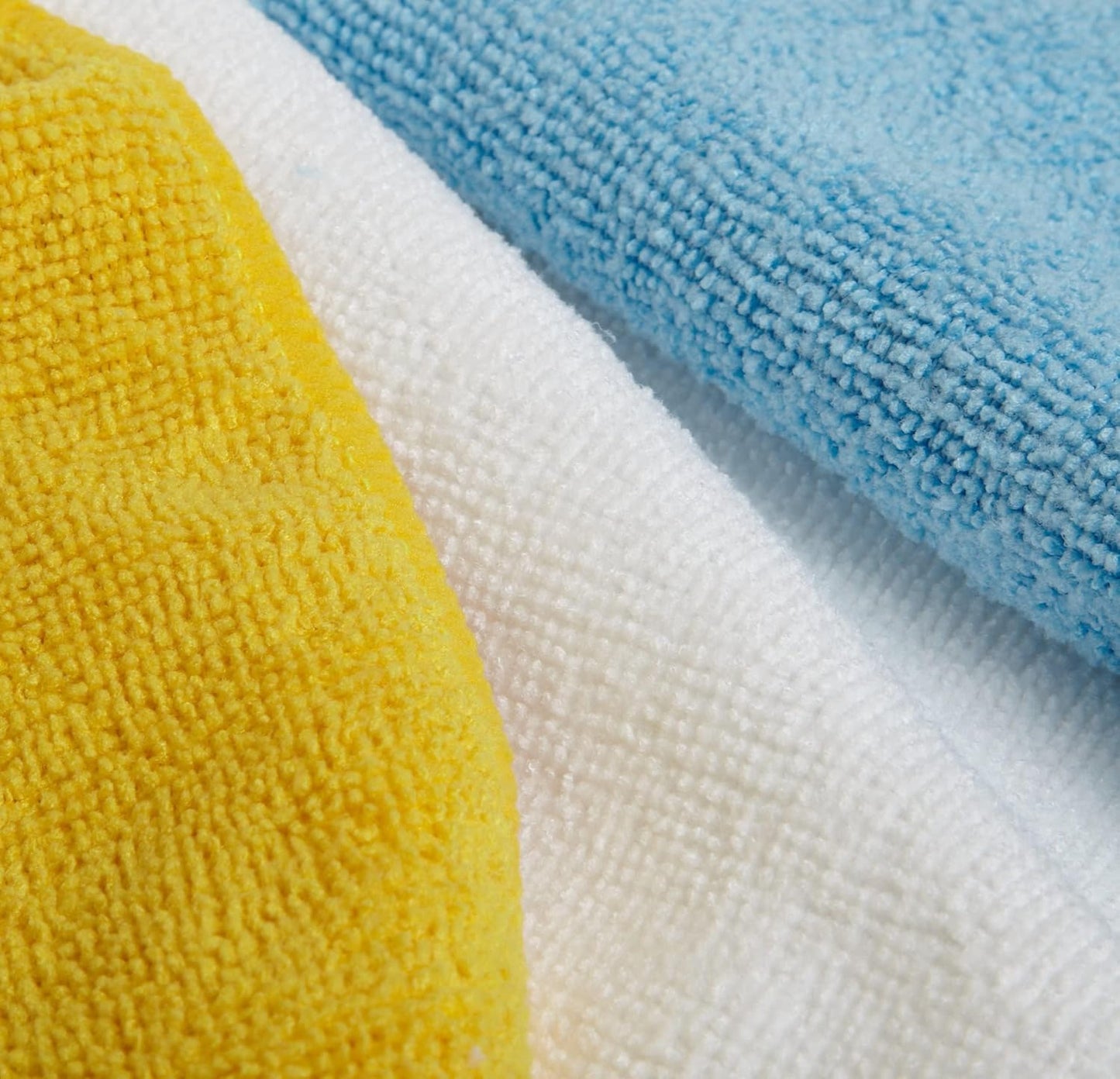 Amazon Basics Microfiber Non-Abrasive Cloths Pack - Static Auto Care