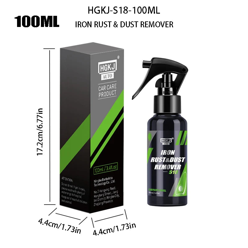 HGKJ Wheel Iron & Metal Surface Iron Fallout Remover Spray - Static Auto Care