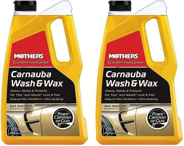 Mothers 05674 California Gold Carnauba Wash & Wax- Pack of 2 - Static Auto Care