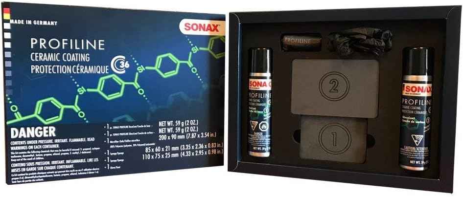 Sonax CC36 Ceramic 2-Stage Coating Kit - Static Auto Care