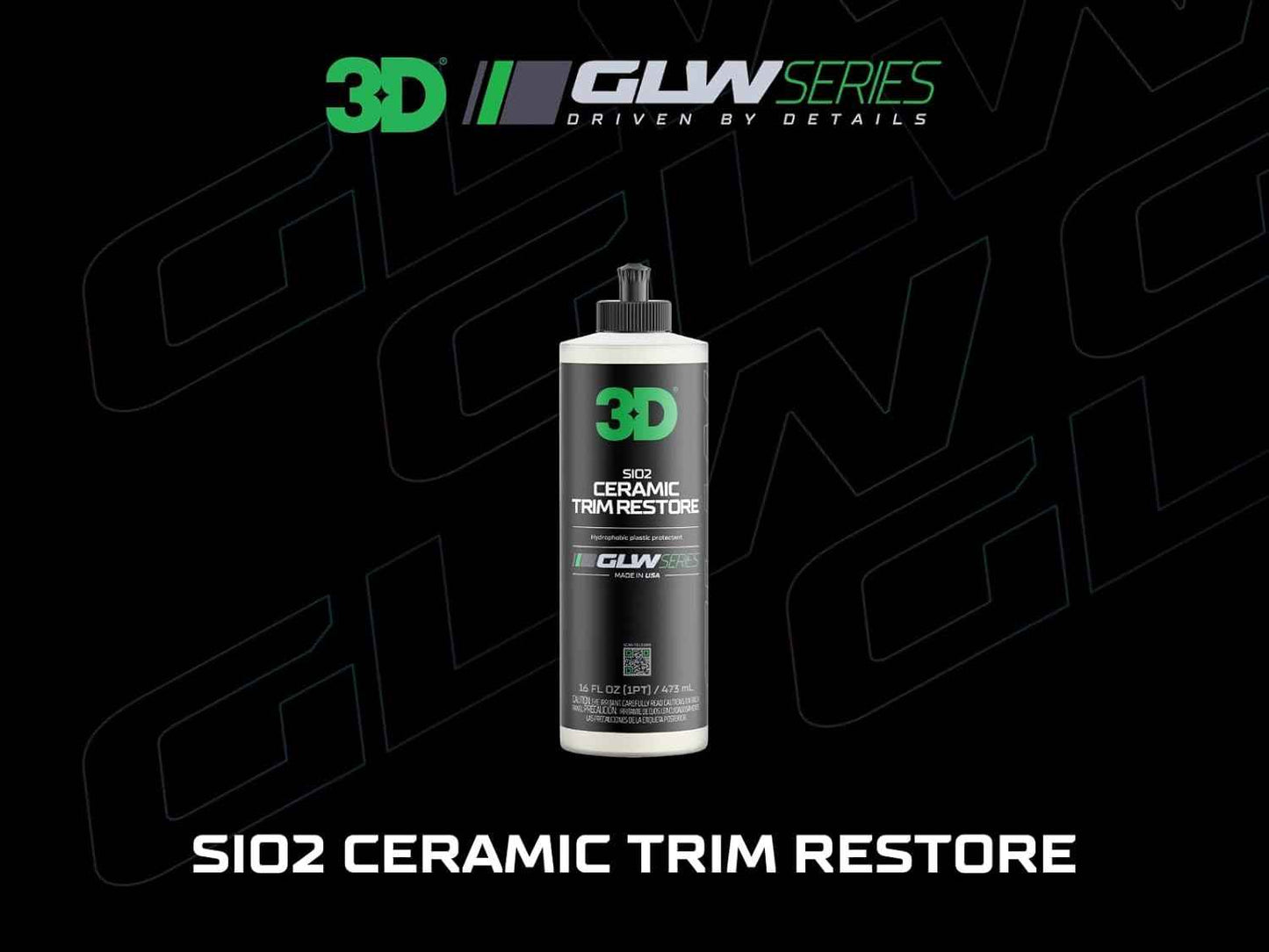 3D Si02 Ceramic Trim Restore - GLW Series - Static Auto Care