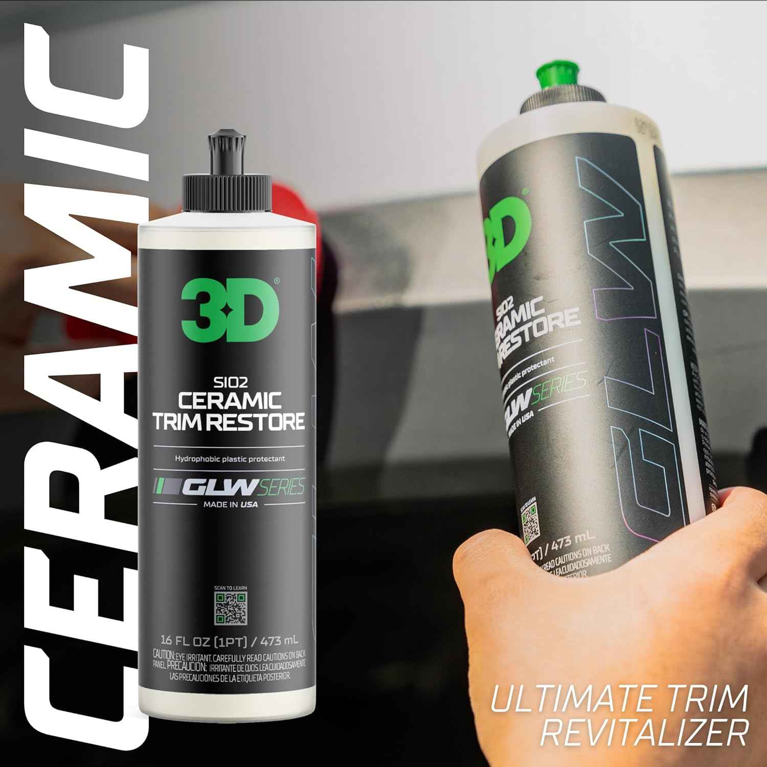 3D Si02 Ceramic Trim Restore - GLW Series - Static Auto Care