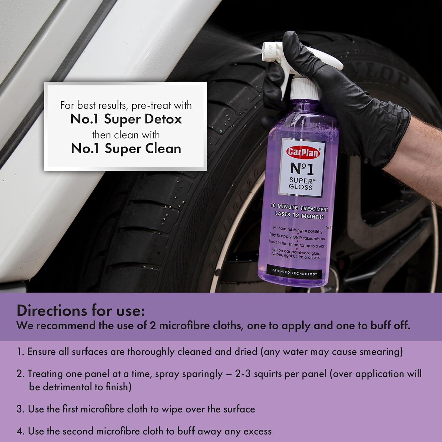 No.1 Super Gloss Hydrophobic & Nanomeric Shield - Static Auto Care
