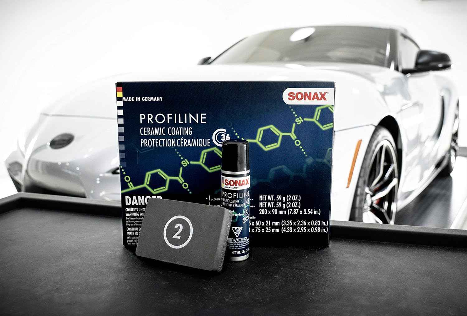 Sonax CC36 Ceramic 2-Stage Coating Kit - Static Auto Care
