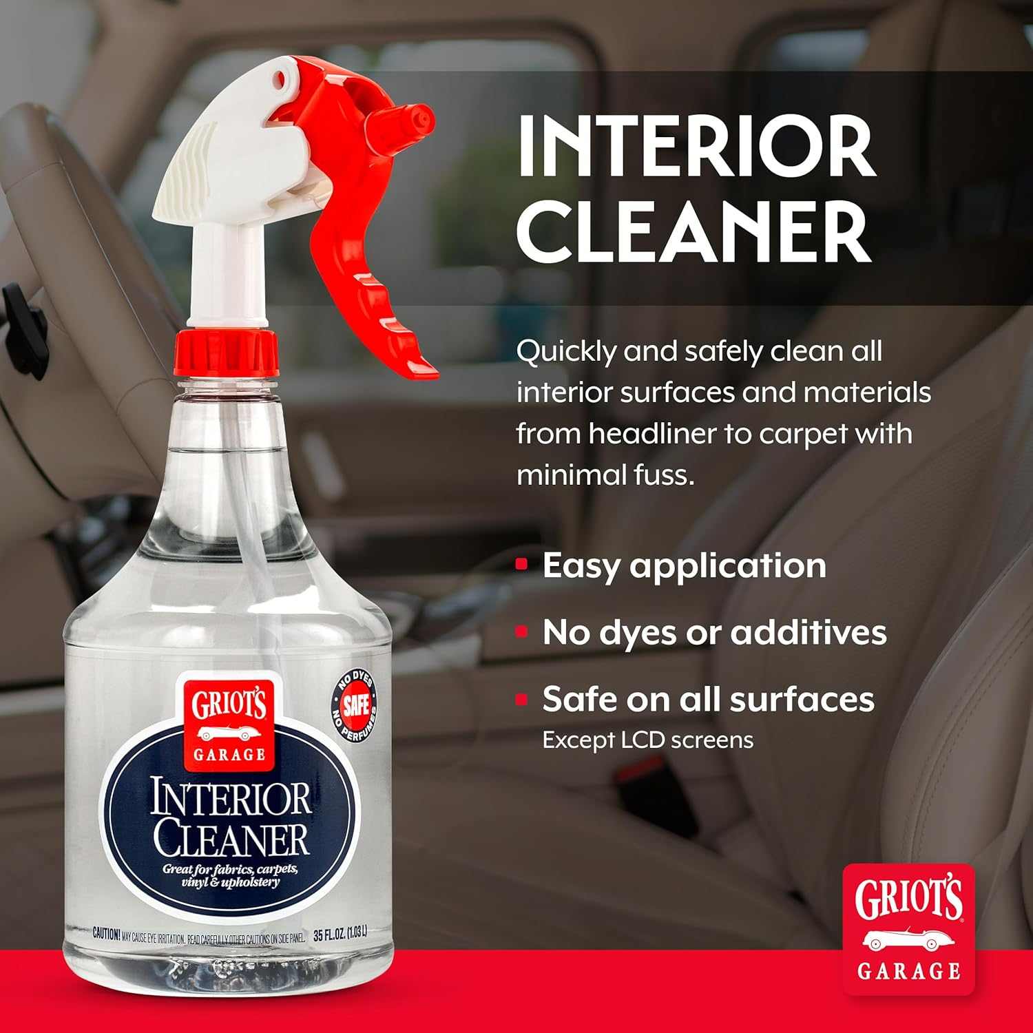 Griot's Garage 11104 Interior Cleaner 35oz/1L - Static Auto Care