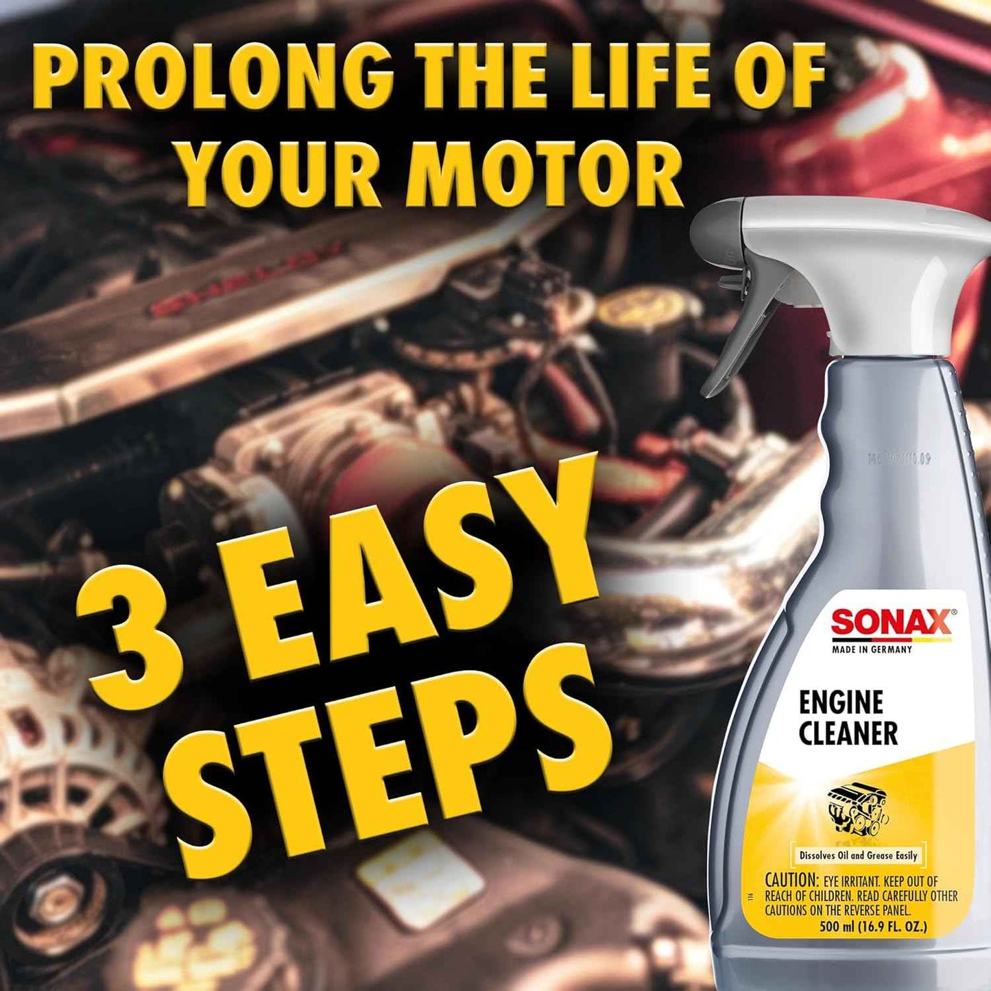 Sonax Engine Cleaner and Degreaser Spray - Static Auto Care