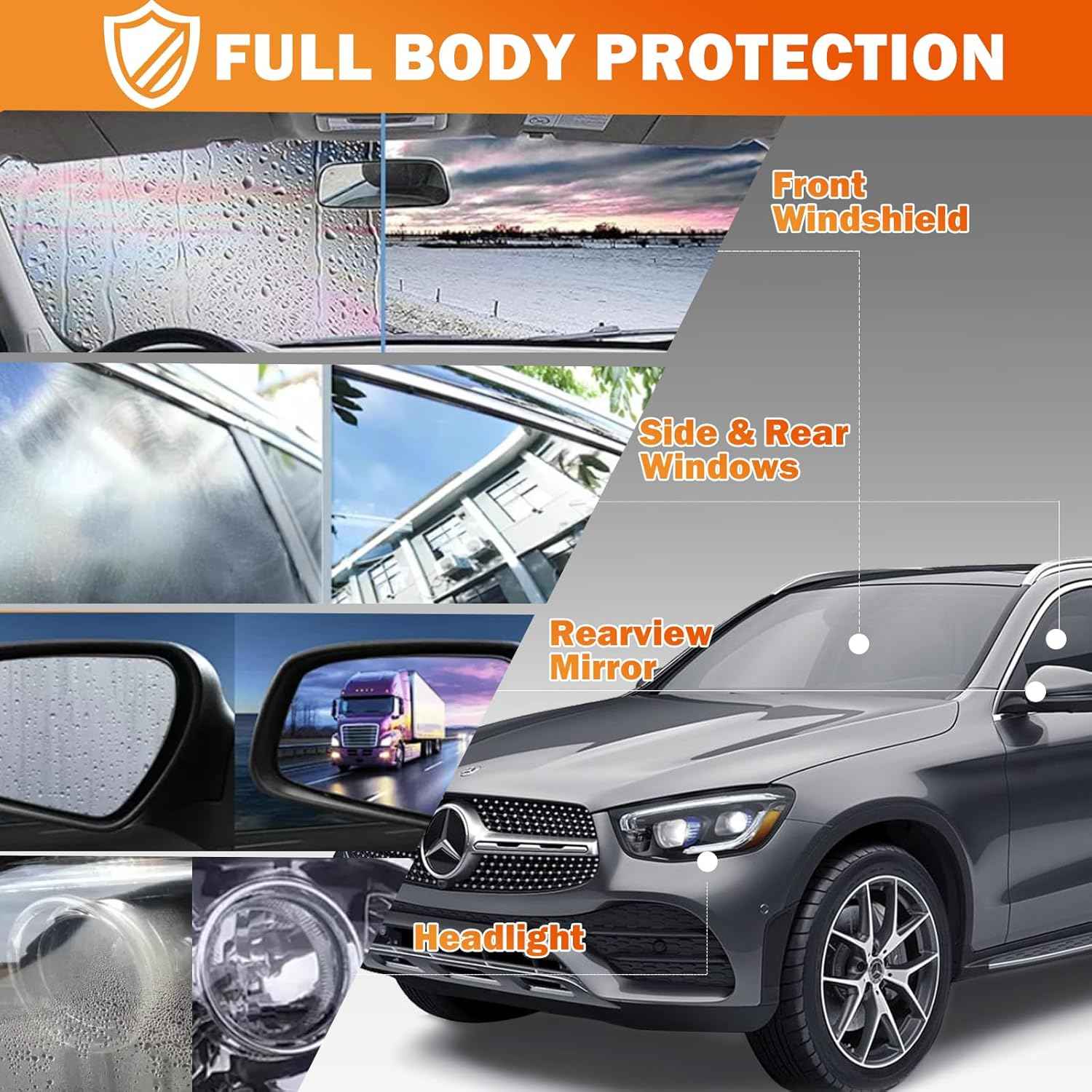 Glass Water Repellent & Anti Fog Board- Pack of 2 - Static Auto Care