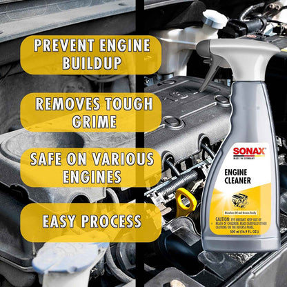Sonax Engine Cleaner and Degreaser Spray - Static Auto Care
