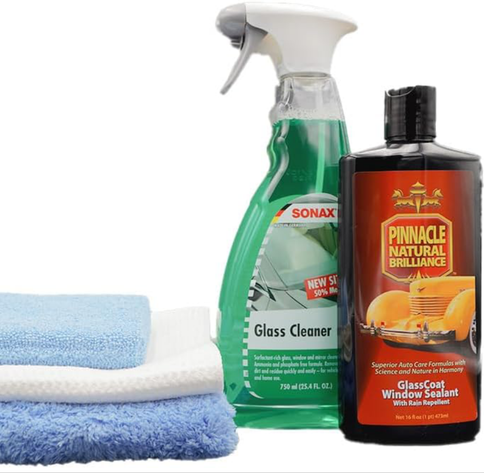 Sonax PBMG Pinnacle Complete Glass Cleaner Combo Kit