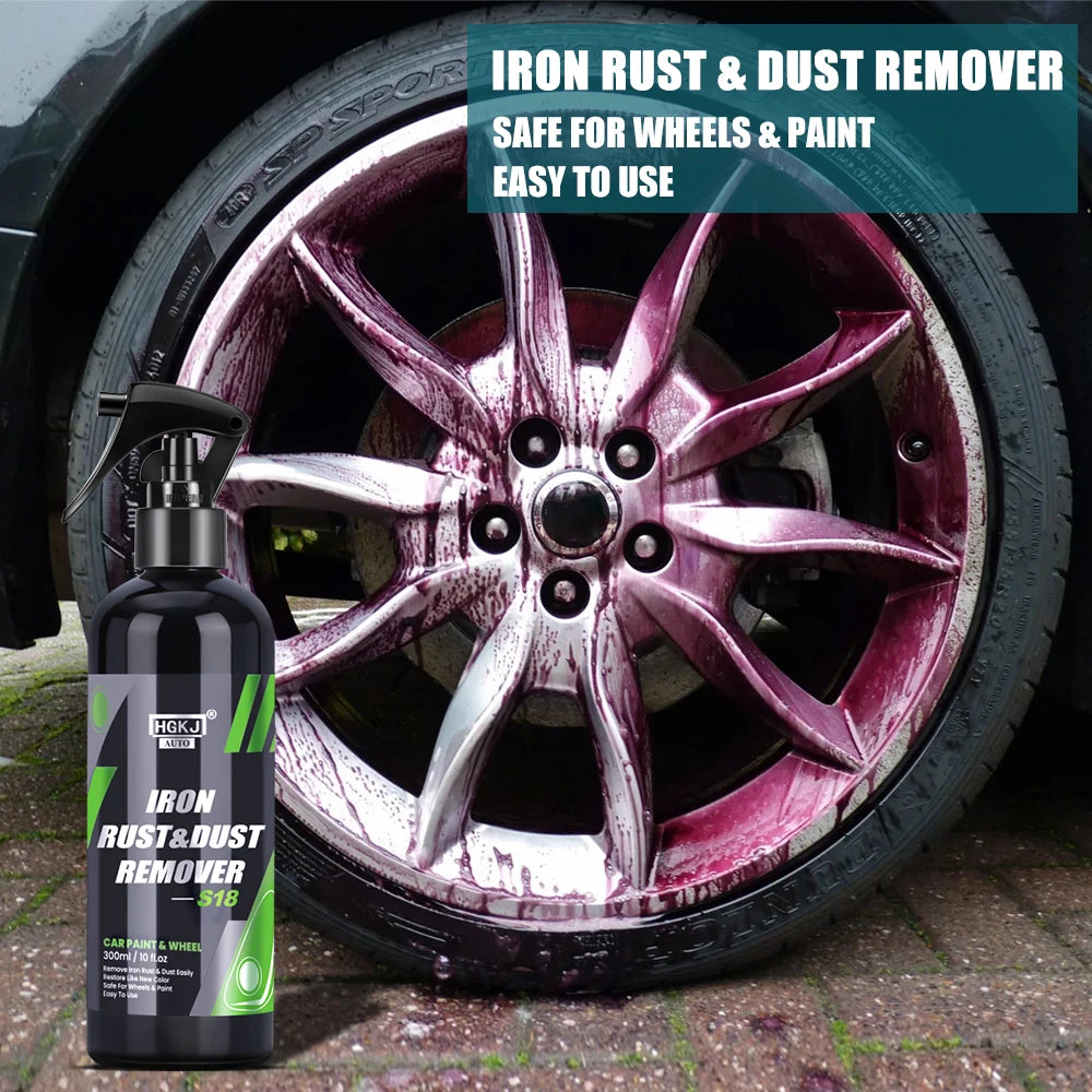 HGKJ Wheel Iron & Metal Surface Iron Fallout Remover Spray - Static Auto Care