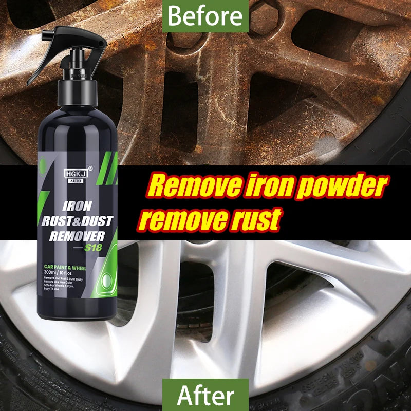 HGKJ Wheel Iron & Metal Surface Iron Fallout Remover Spray - Static Auto Care