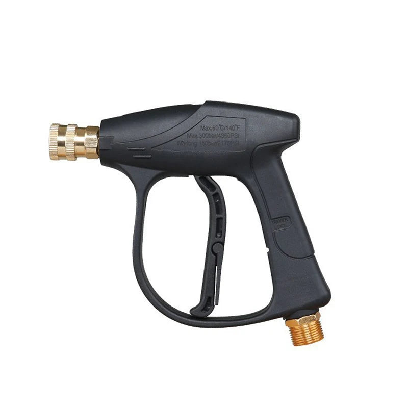 SeaMetal Short Handle High Pressure Washer Gun + Nozzle Set - Static Auto Care